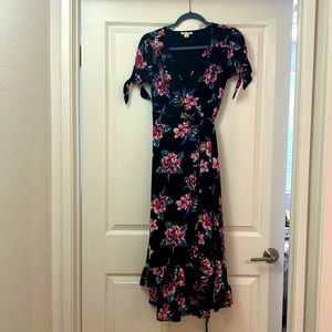 Wrap dress from Francesca’s boutique